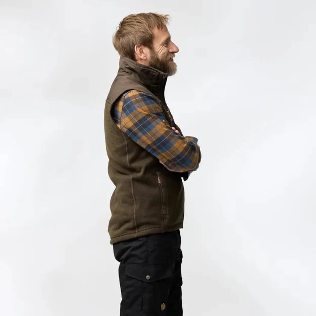 Fjallraven Men's Buck Fleece Vest-Men's - Clothing - Jackets & Vests-Fjallraven-Appalachian Outfitters