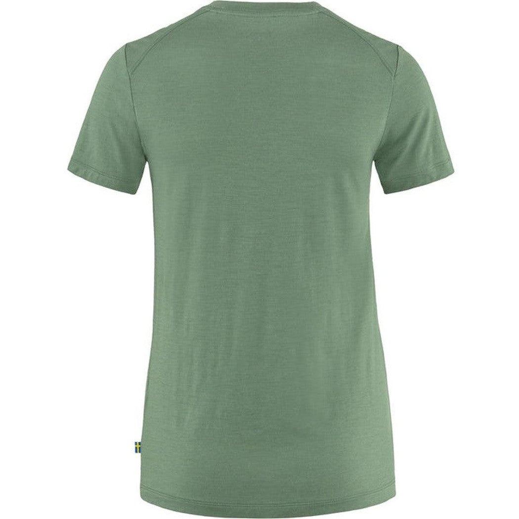 Women's Abisko Wool Short Sleeve-Women's - Clothing - Tops-Fjallraven-Appalachian Outfitters