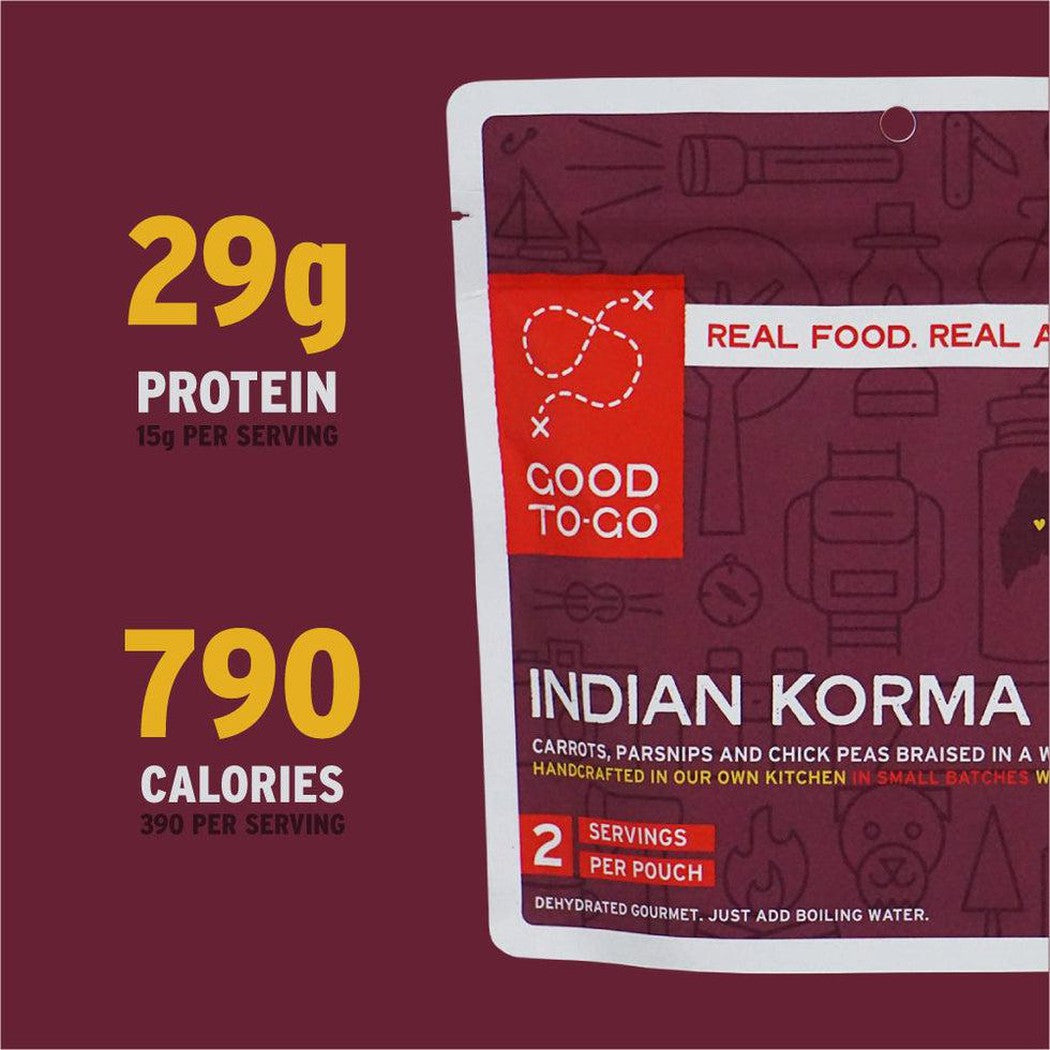 Indian Vegetable Korma - Double Serving-Food - Backpacking-Good To-Go-Appalachian Outfitters