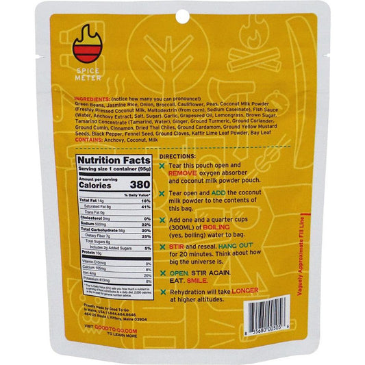 Thai Curry-Food - Backpacking-Good To-Go-Appalachian Outfitters