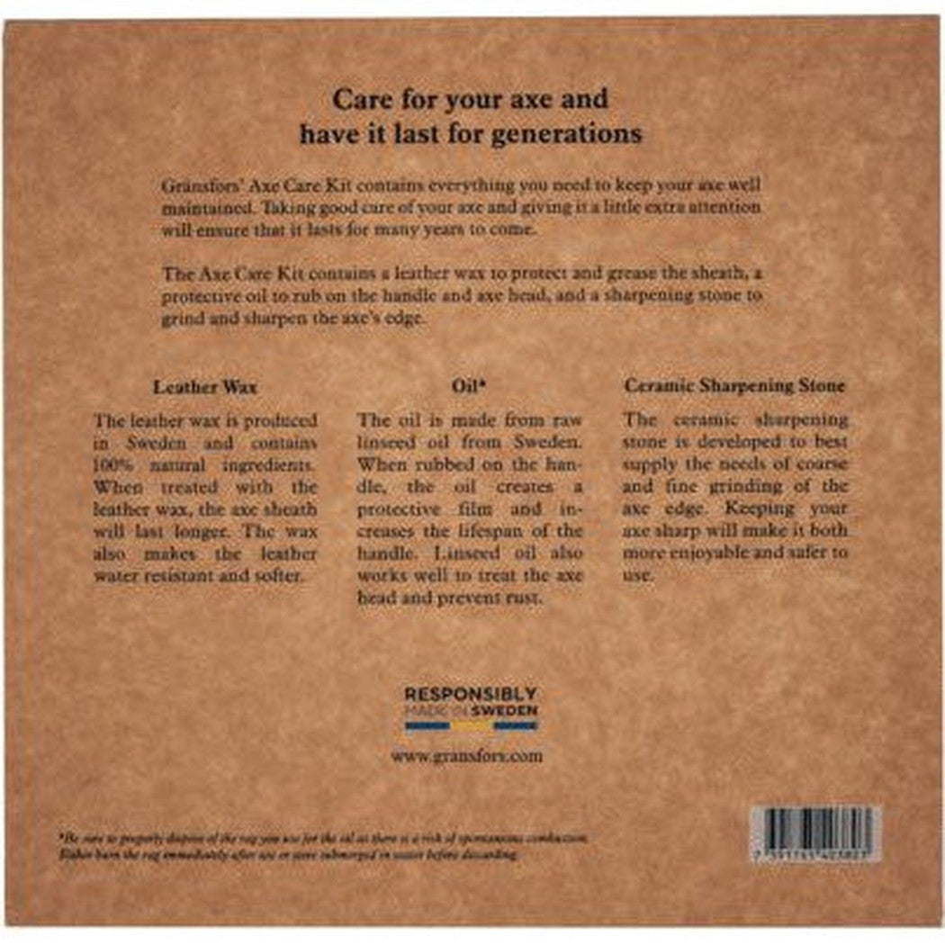 Gransfors Bruk Care Kit-Camping - Accessories - Knife & Axe Accessories-Gransfors Bruk-Appalachian Outfitters