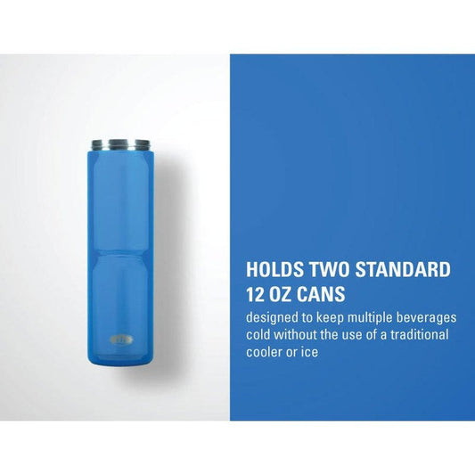2 Can Cooler Stack-Camping - Hydration - Bottles-GSI Outdoors-Blue Aster-Appalachian Outfitters
