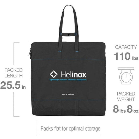 Cafe Table-Camping - Camp Furniture - Tables-Helinox-Black-Appalachian Outfitters