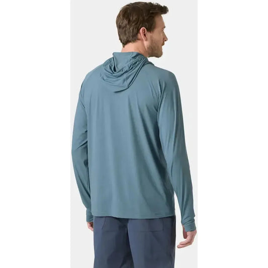 Helly Hansen Men's Shine Solen Half-Zip Sun Hoodie-Men's - Clothing - Tops-Helly Hansen-Appalachian Outfitters