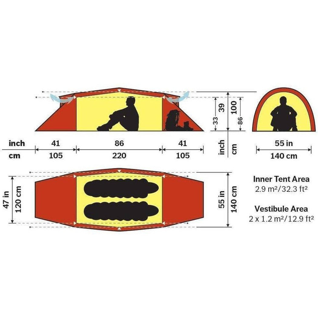 Hilleberg-Kaitum 2-Appalachian Outfitters