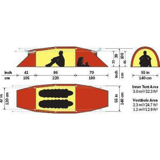 Hilleberg-Kaitum 2 GT-Appalachian Outfitters