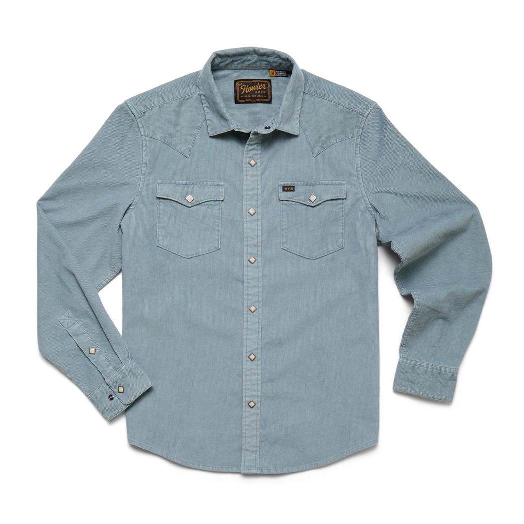 Howler Brothers Men's Banning Corduroy Snapshirt-Men's - Clothing - Tops-Howler Brothers-Appalachian Outfitters