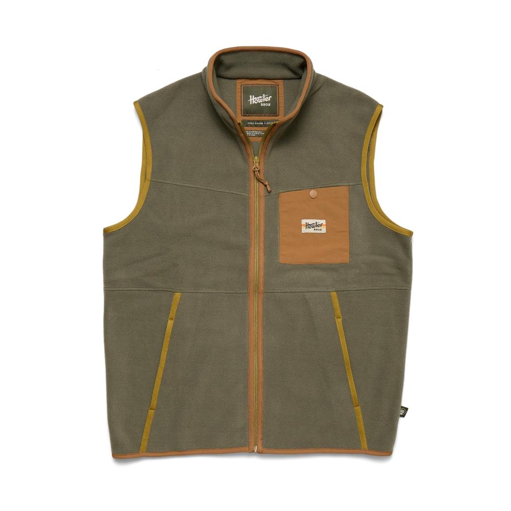 Howler Brothers Men's Free Range Fleece Vest-Men's - Clothing - Tops-Howler Brothers-Appalachian Outfitters
