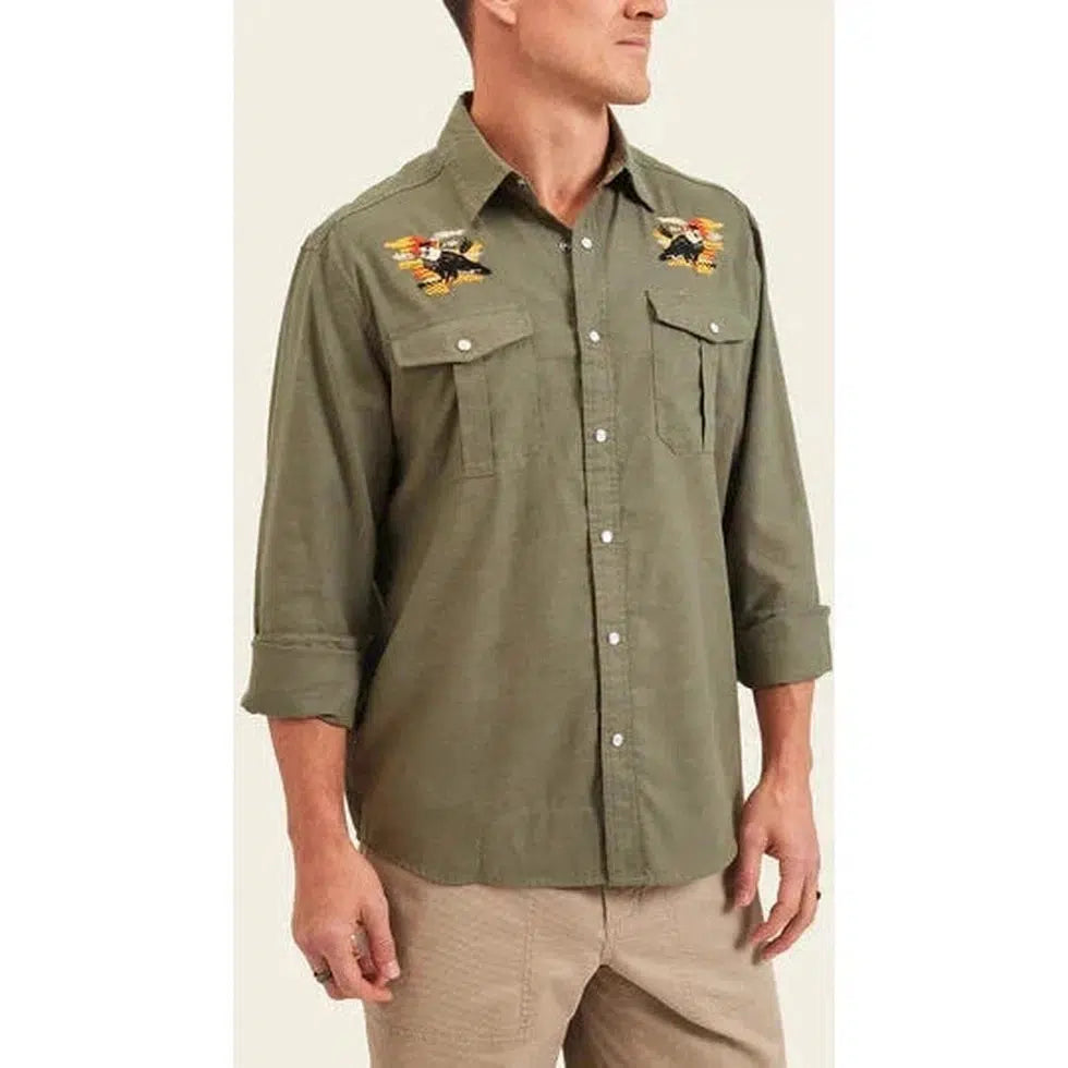 Howler Brothers Men's Gaucho Snapshirt-Men's - Clothing - Tops-Howler Brothers-Caracaras-M-Appalachian Outfitters