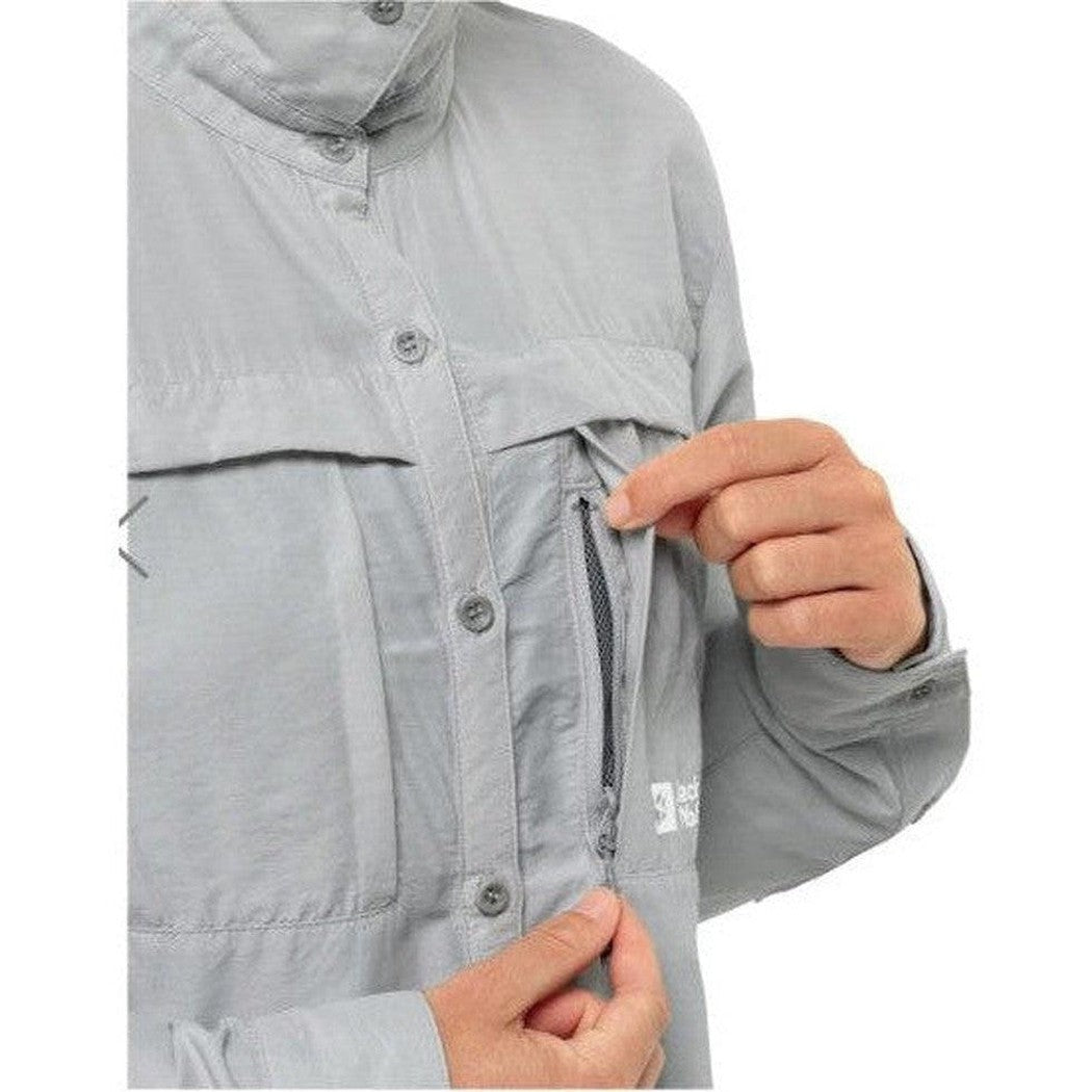 Jack Wolfskin Women's Barrier Long Sleeve Shirt-Women's - Clothing - Tops-Jack Wolfskin-Appalachian Outfitters