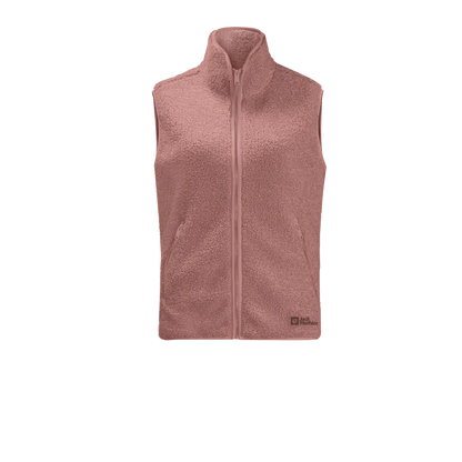 Women's High Curl Vest-Women's - Clothing - Jackets & Vests-Jack Wolfskin-Afterglow-S-Appalachian Outfitters