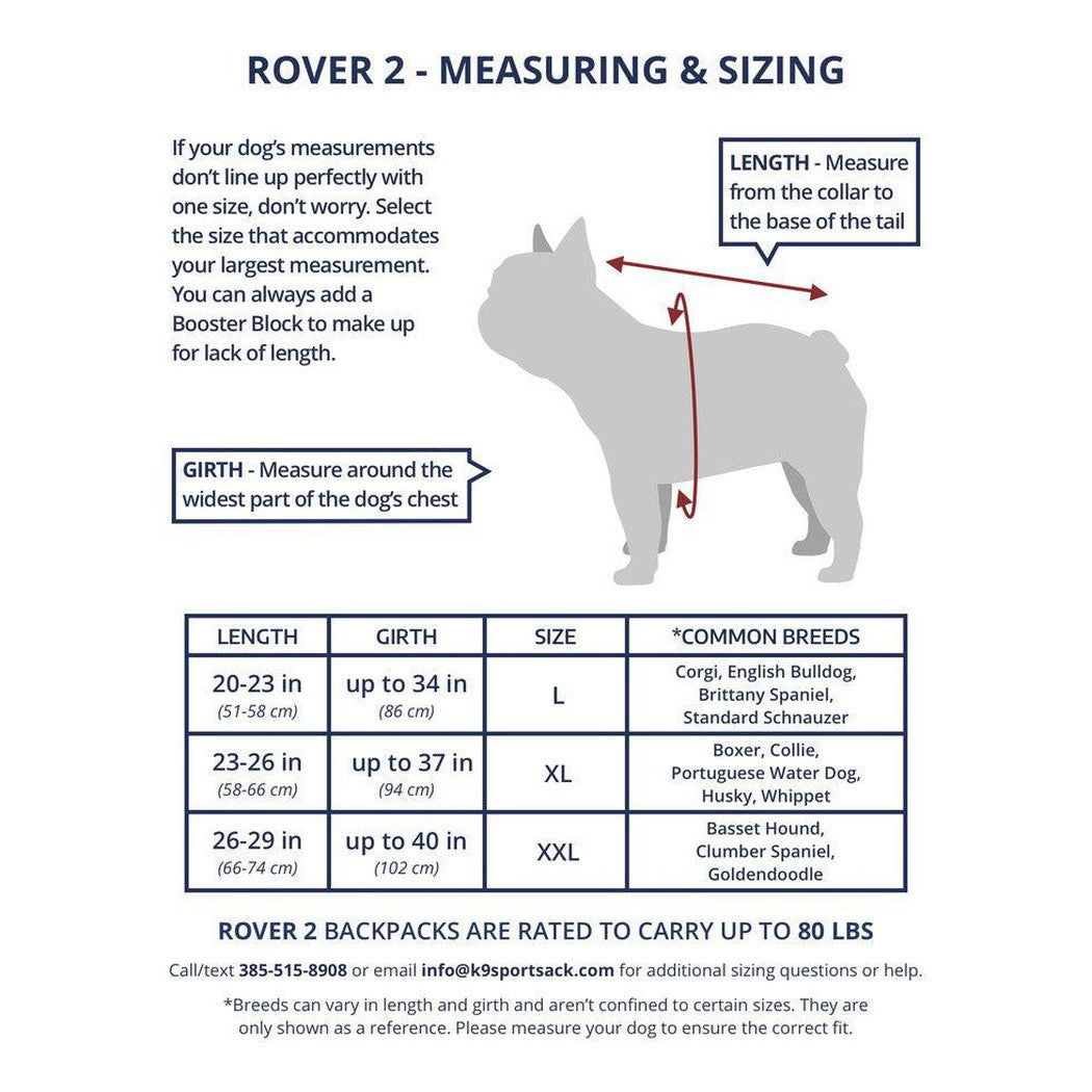 K9 Sport Sack Rover 2-Pets - Packs-K9 Sport Sack-Appalachian Outfitters