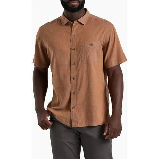 Kuhl Men's Getaway Short Sleeve-Men's - Clothing - Tops-Kuhl-Patina Orange-M-Appalachian Outfitters