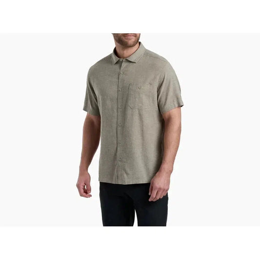 Kuhl Men's Getaway Short Sleeve-Men's - Clothing - Tops-Kuhl-Earth Olive-M-Appalachian Outfitters