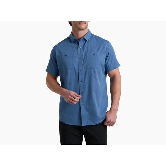 Kuhl Men's Karib Stripe-Men's - Clothing - Tops-Kuhl-River Blue-M-Appalachian Outfitters