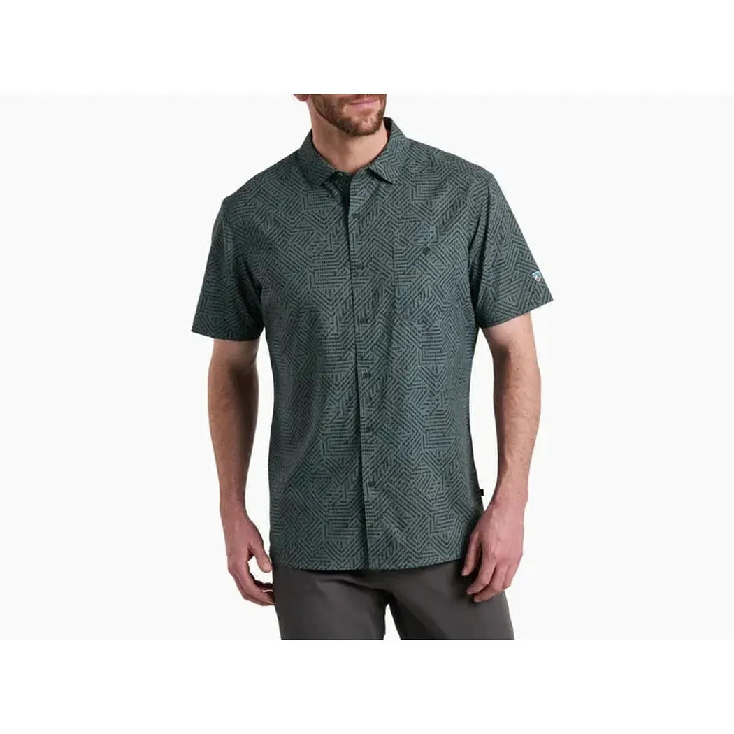 Kuhl Men's Persuadr Short Sleeve-Men's - Clothing - Tops-Kuhl-Green Onyx-M-Appalachian Outfitters