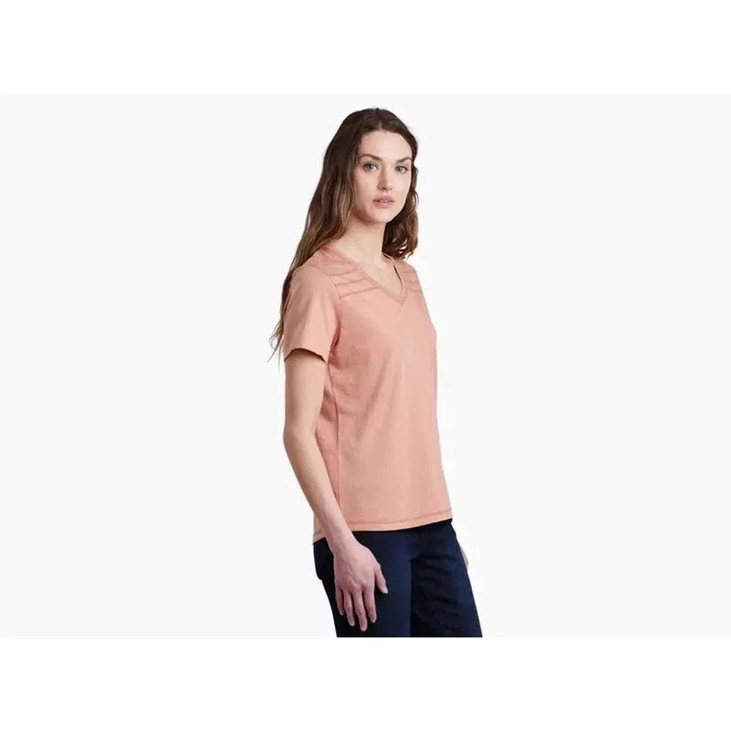 Kuhl Women's Arabella V Neck Short Sleeve-Women's - Clothing - Tops-Kuhl-Appalachian Outfitters