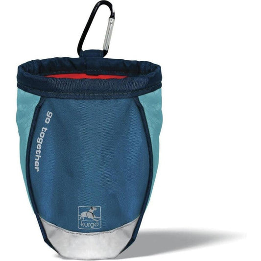 Kurgo Go Stuff it Treat Bag Coastal Blue Outdoor Dogs