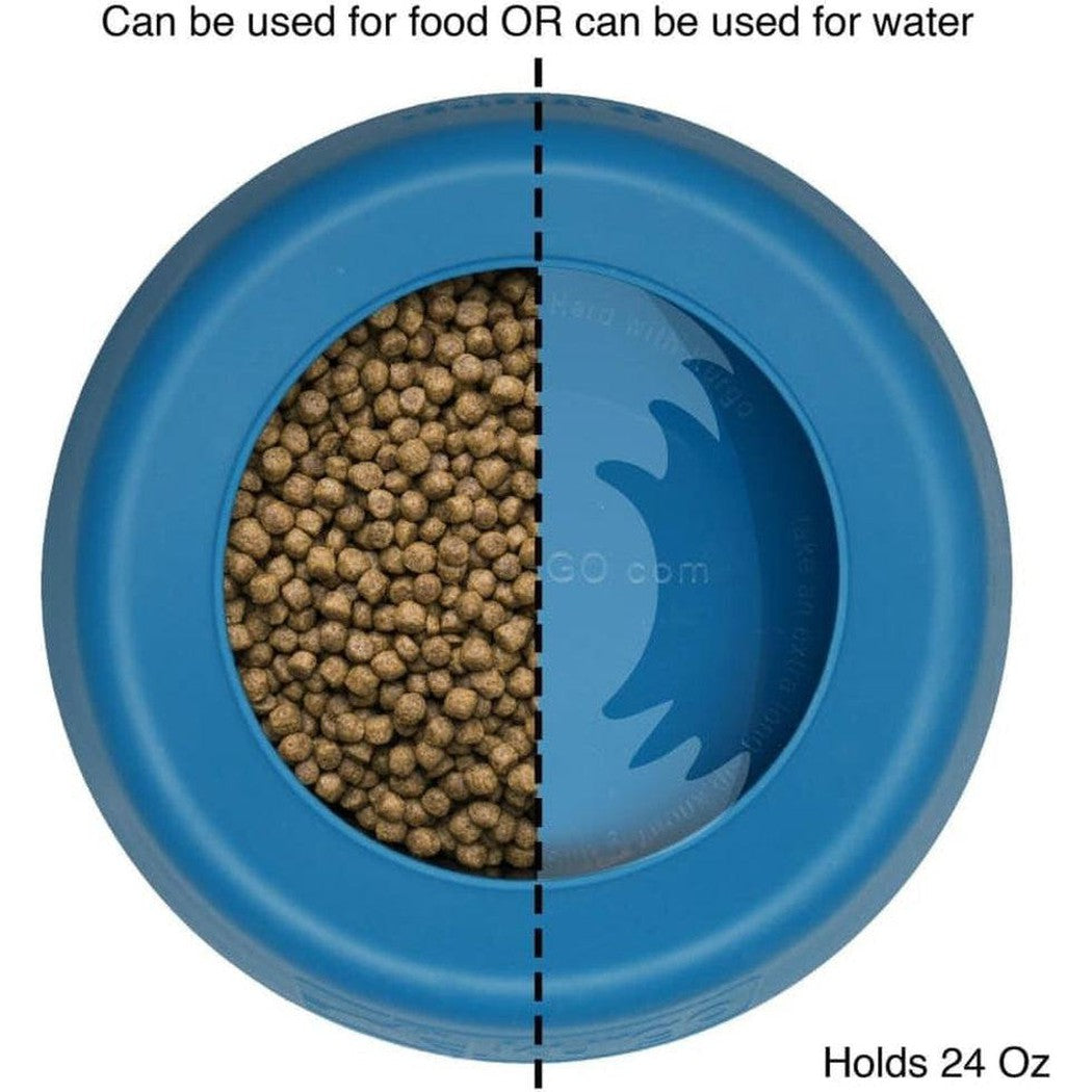 Kurgo Splash Free Wander Bowl Coastal Blue Outdoor Dogs