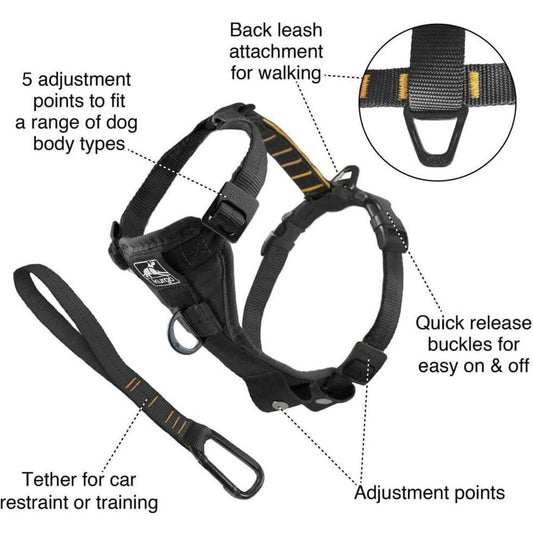 Kurgo Tfs Harness-enhanced Strength Outdoor Dogs