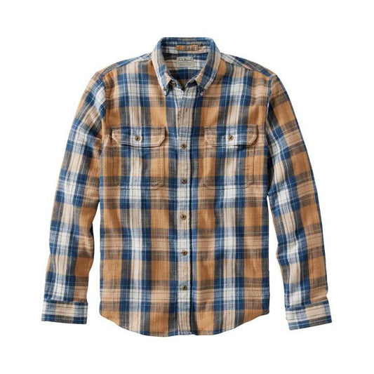 L.L.Bean Sample - Men's 1912 Field Flannel Plaid-Men's - Clothing - Tops-L.L.Bean-Barley-S-Appalachian Outfitters