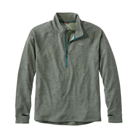 L.L.Bean Sample - Men's Adventure Grid 1/4 Zip-Men's - Clothing - Tops-L.L.Bean-Sea Green-M-Appalachian Outfitters