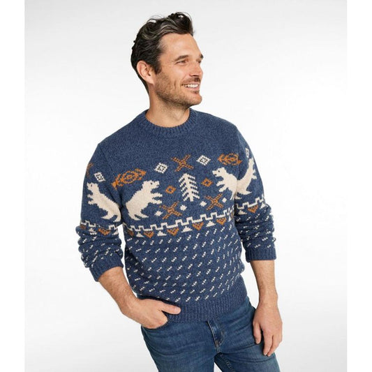 L.L.Bean Men's Bean's Classic Ragg Wool Crewneck Sweater-Men's - Clothing - Tops-L.L.Bean-Appalachian Outfitters