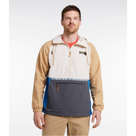 L.L.Bean Men's Mountain Classic Anorak Multi Color-Men's - Clothing - Jackets & Vests-L.L.Bean-Shore/Iron-M-Appalachian Outfitters