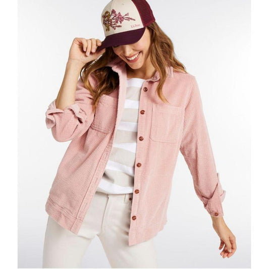 L.L.Bean Women's Comfort Corduroy Relaxed Shirt Long Sleeve-Women's - Clothing - Jackets & Vests-L.L.Bean-Appalachian Outfitters