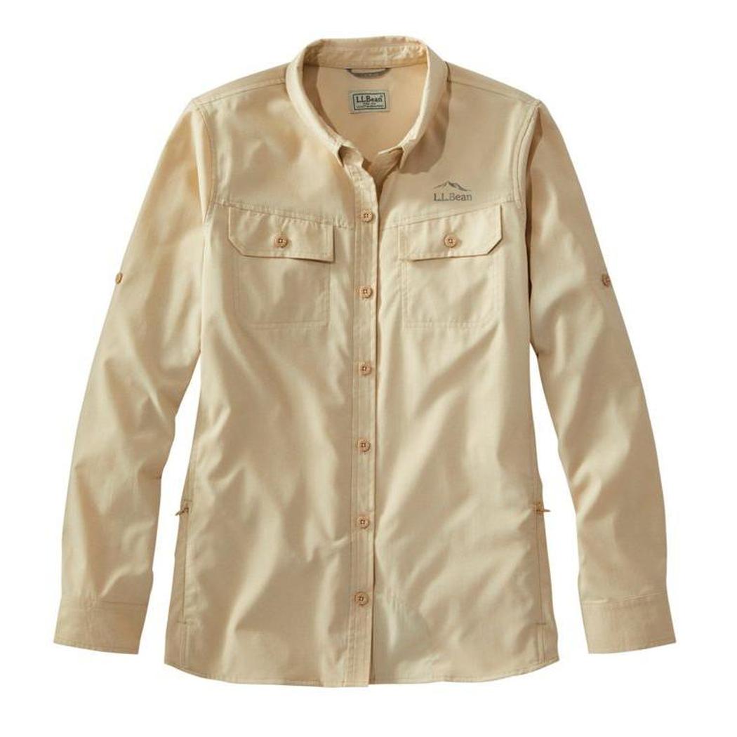 LL Bean Chemise femme ventilée à manches courtes boutonnée LL Bean Chemise femme ventilée à manches courtes boutonnée