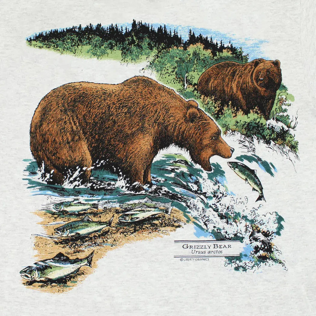 Liberty Graphics Grizzly Bears Short Sleeve T-Unisex - Clothing - Tops-Liberty Graphics-Appalachian Outfitters