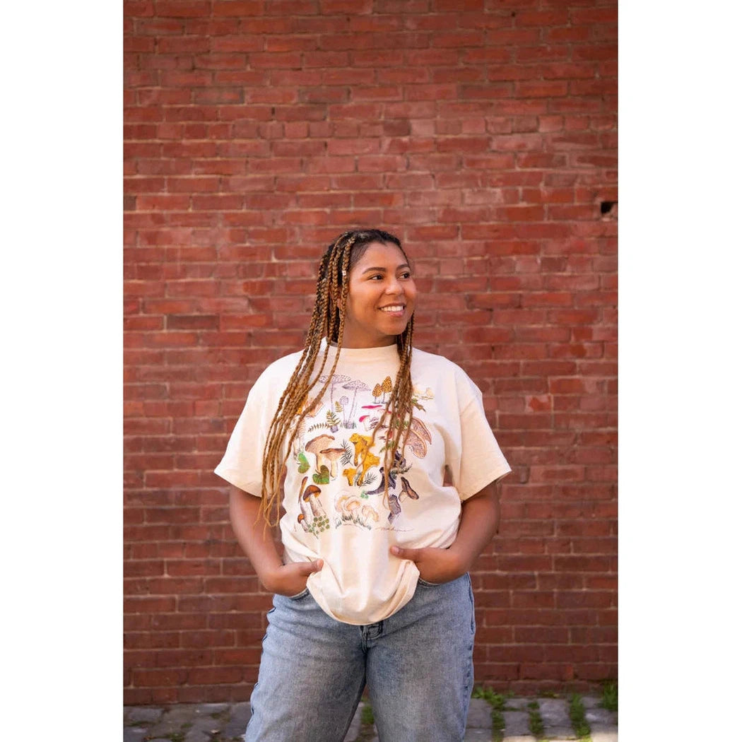 Liberty Graphics Mushrooms Short Sleeve T-Unisex - Clothing - Tops-Liberty Graphics-Appalachian Outfitters