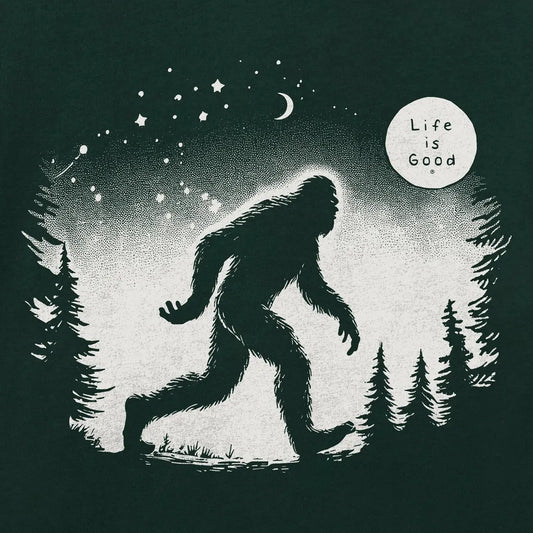 Life is Good Men's Big Foot Wildside Short Sleeve Crusher Tee-Men's - Clothing - Tops-Life is Good-Appalachian Outfitters