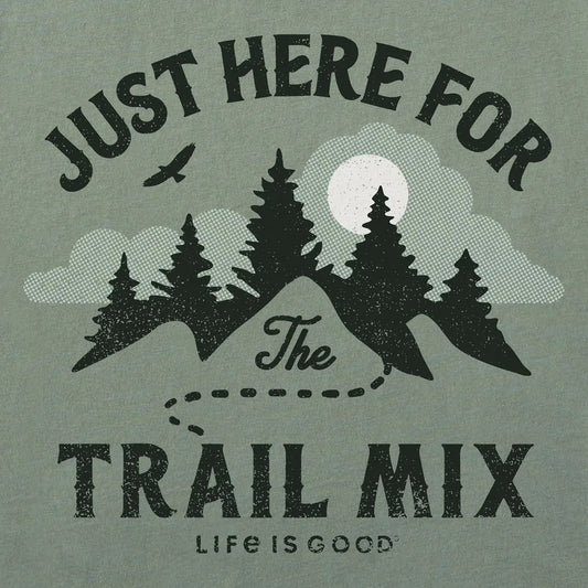 Life is Good Men's Trail Mix Short Sleeve Crusher-Lit-Men's - Clothing - Tops-Life is Good-Appalachian Outfitters