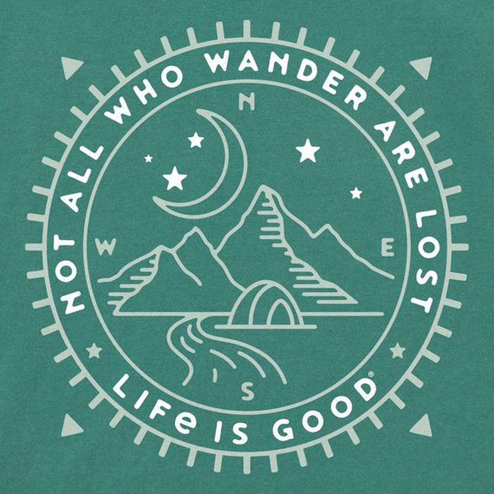Life is Good Men's Wander Campss Short Sleeve-Men's - Clothing - Tops-Life is Good-Appalachian Outfitters