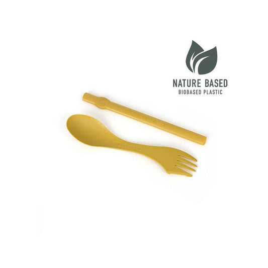 Spork'n Straw BIO-Camping - Cooking - Utensils-Light My Fire-Musty Yellow-Appalachian Outfitters