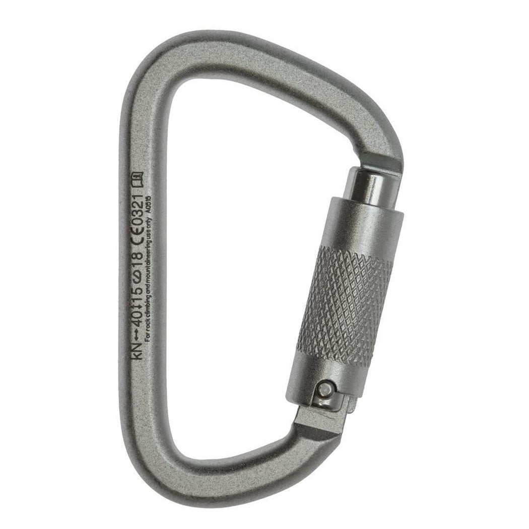 Metolius-Steel Auto Lock Biner-Appalachian Outfitters