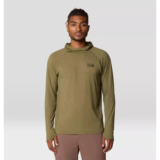 Mountain Hardwear Men's Crater Lake Hoody-Men's - Clothing - Tops-Mountain Hardwear-Combat Green-M-Appalachian Outfitters