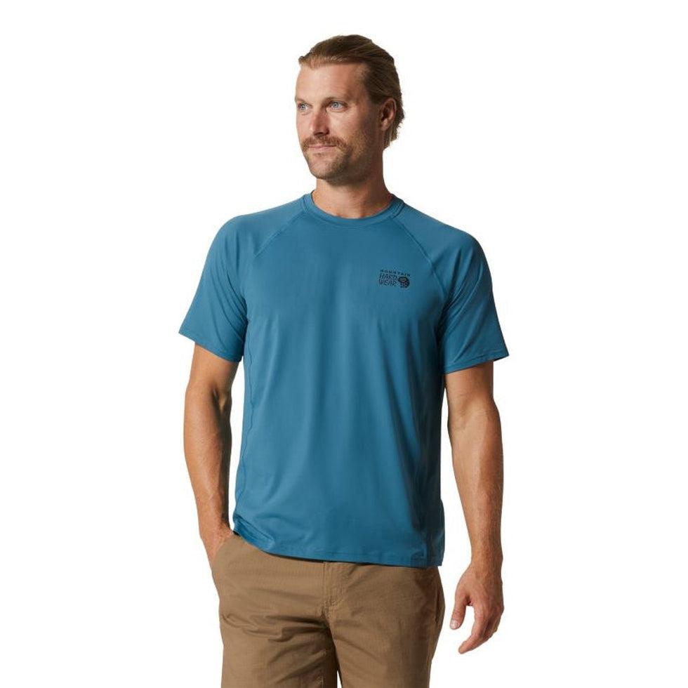 Men's Crater Lake Short Sleeve-Men's - Clothing - Tops-Mountain Hardwear-Caspian-M-Appalachian Outfitters