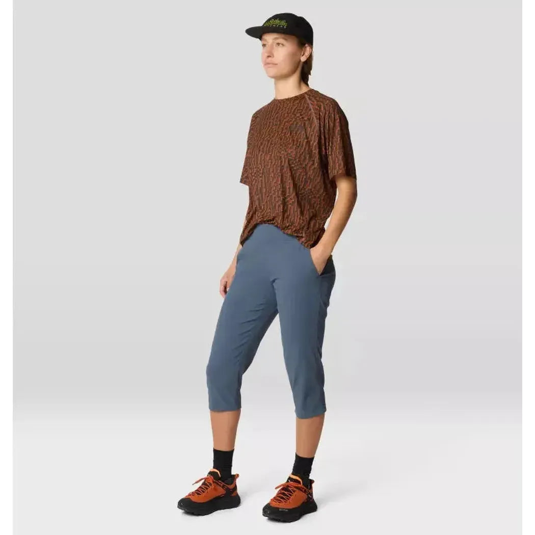 Mountain Hardwear Women's Dynama Capri-Women's - Clothing - Bottoms-Mountain Hardwear-Appalachian Outfitters