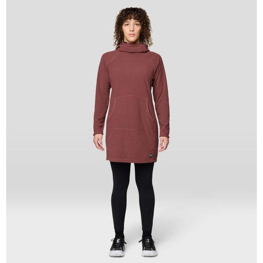 Mountain Hardwear Women's Summit Grid Dress-Women's - Clothing - Dresses-Mountain Hardwear-Bourbon Brown-S-Appalachian Outfitters