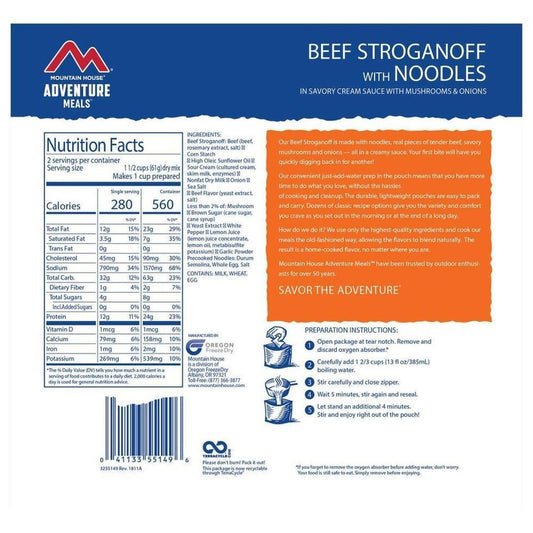 Mountain House-Beef Stroganoff-Appalachian Outfitters