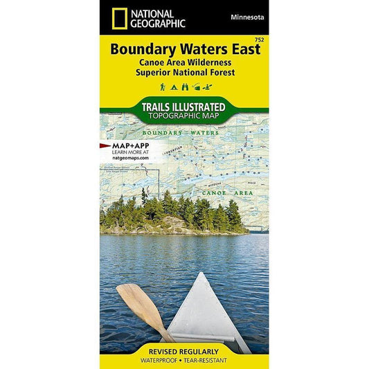 National Geographic-Trails Illustrated Boundary Waters East Map [Canoe Area Wilderness, Superior National Forest]-Appalachian Outfitters