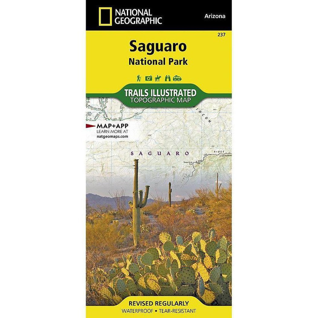 National Geographic-Trails Illustrated Saguaro National Park Map-Appalachian Outfitters
