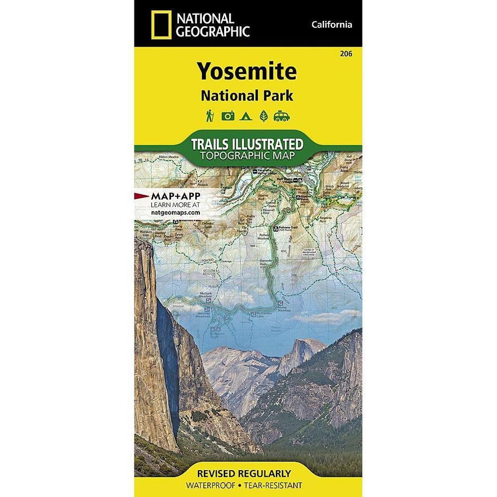 National Geographic-Trails Illustrated Yosemite National Park Map-Appalachian Outfitters