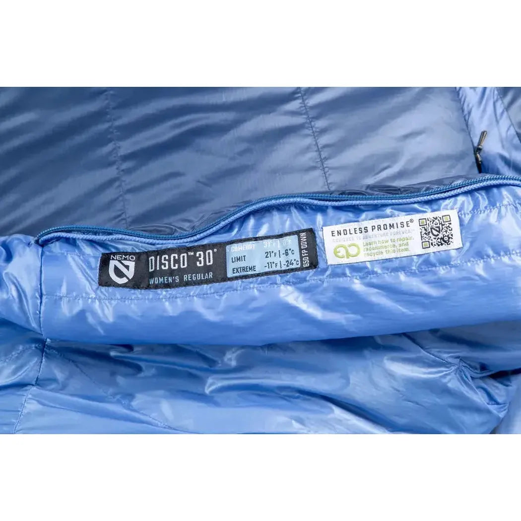 NEMO Disco Women's Endless Promise 30 Down-Camping - Sleeping Bags - Down-NEMO-Appalachian Outfitters