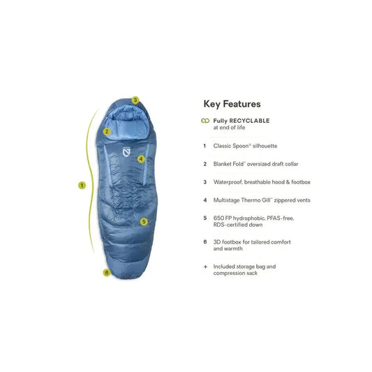 NEMO Disco Women's Endless Promise 30 Down-Camping - Sleeping Bags - Down-NEMO-Appalachian Outfitters