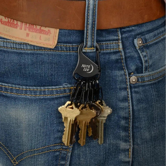 KeyRack Steel S-Binder-Camping - Accessories-Nite Ize-Black-Appalachian Outfitters