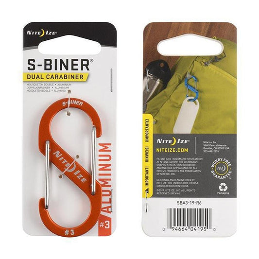 Nite Ize-S-Biner Aluminum Dual Carabiner #3-Appalachian Outfitters