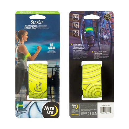 SlapLit Rechargeable LED Slap Wrap-Camping - Lighting - Accessories-Nite Ize-Neon Yellow-Appalachian Outfitters